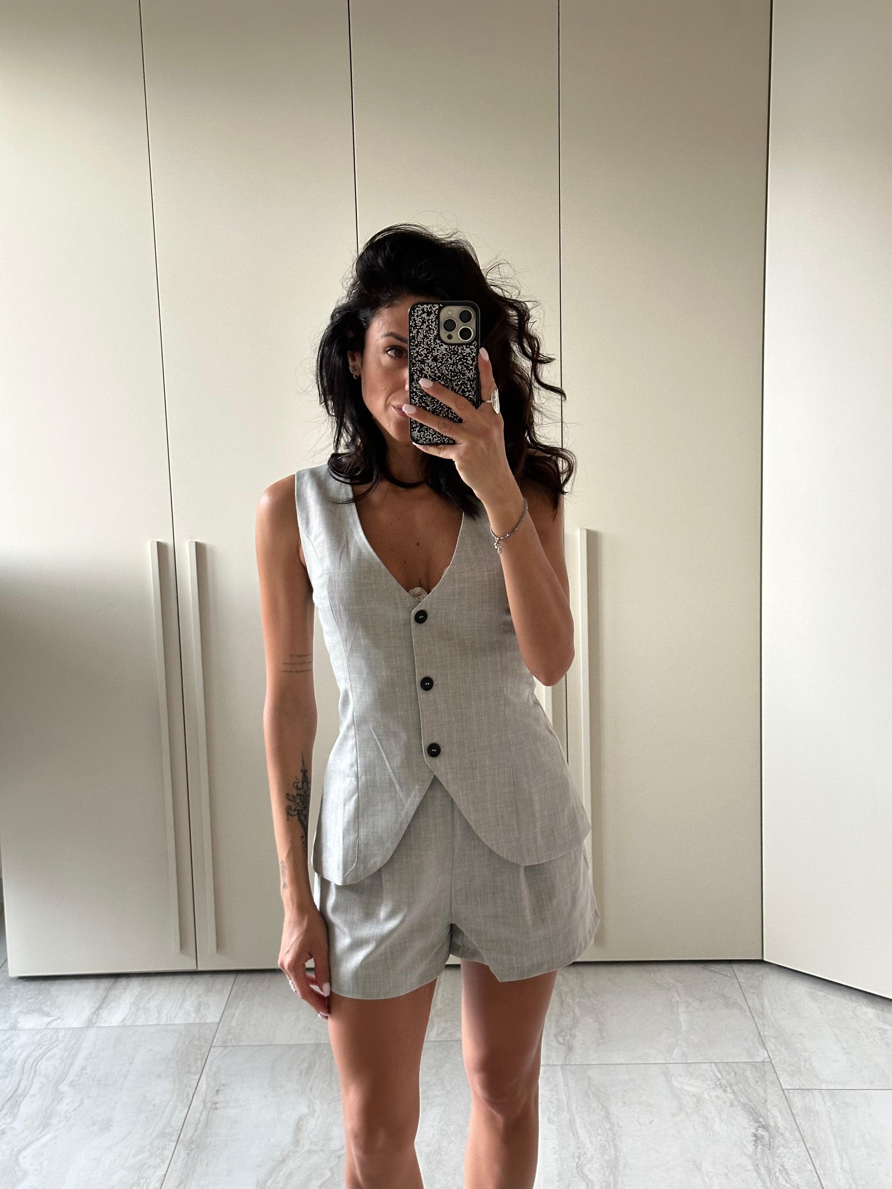 GILET GLAMOROUS GESSATO