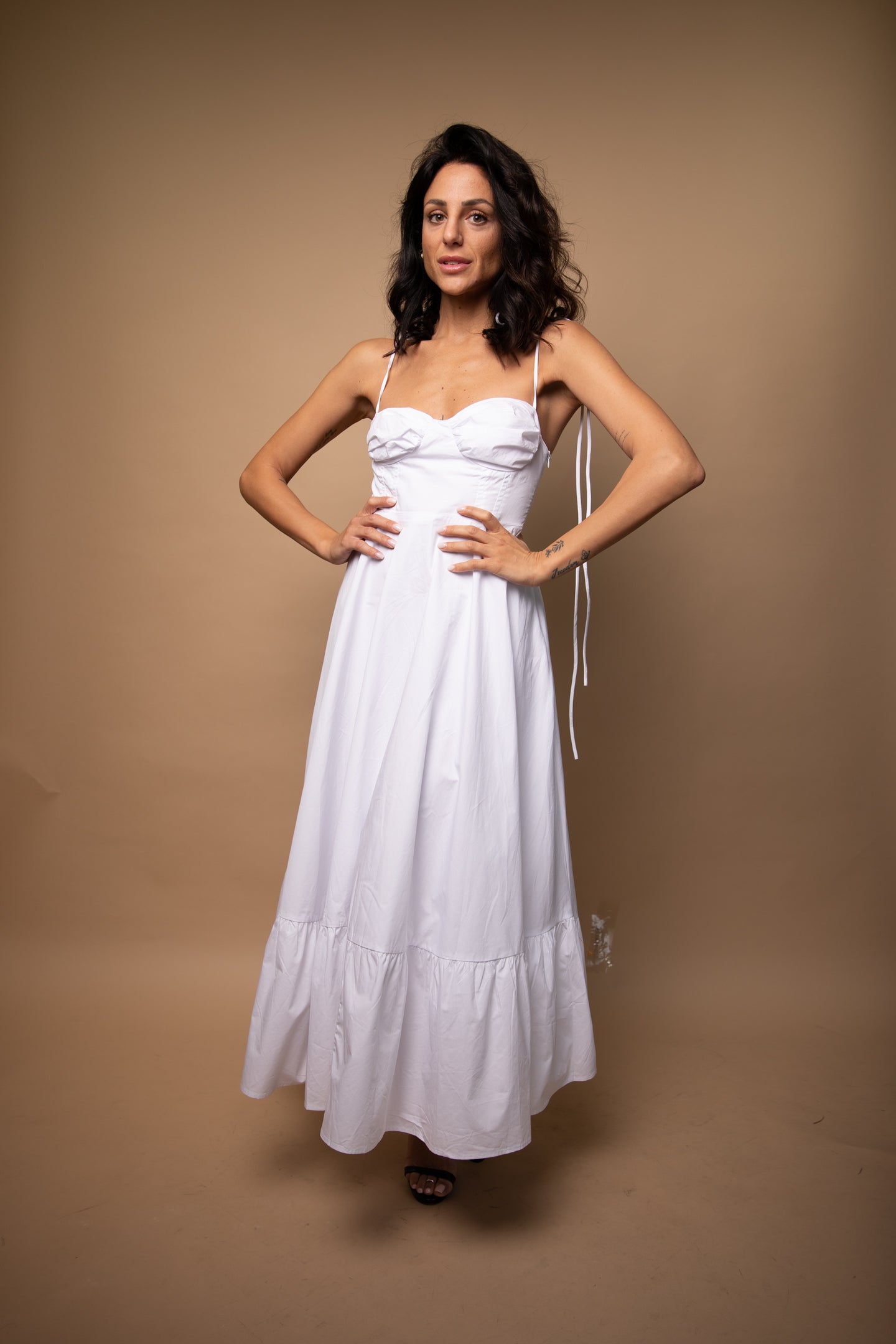 DRESS ROMANTIC BIANCO