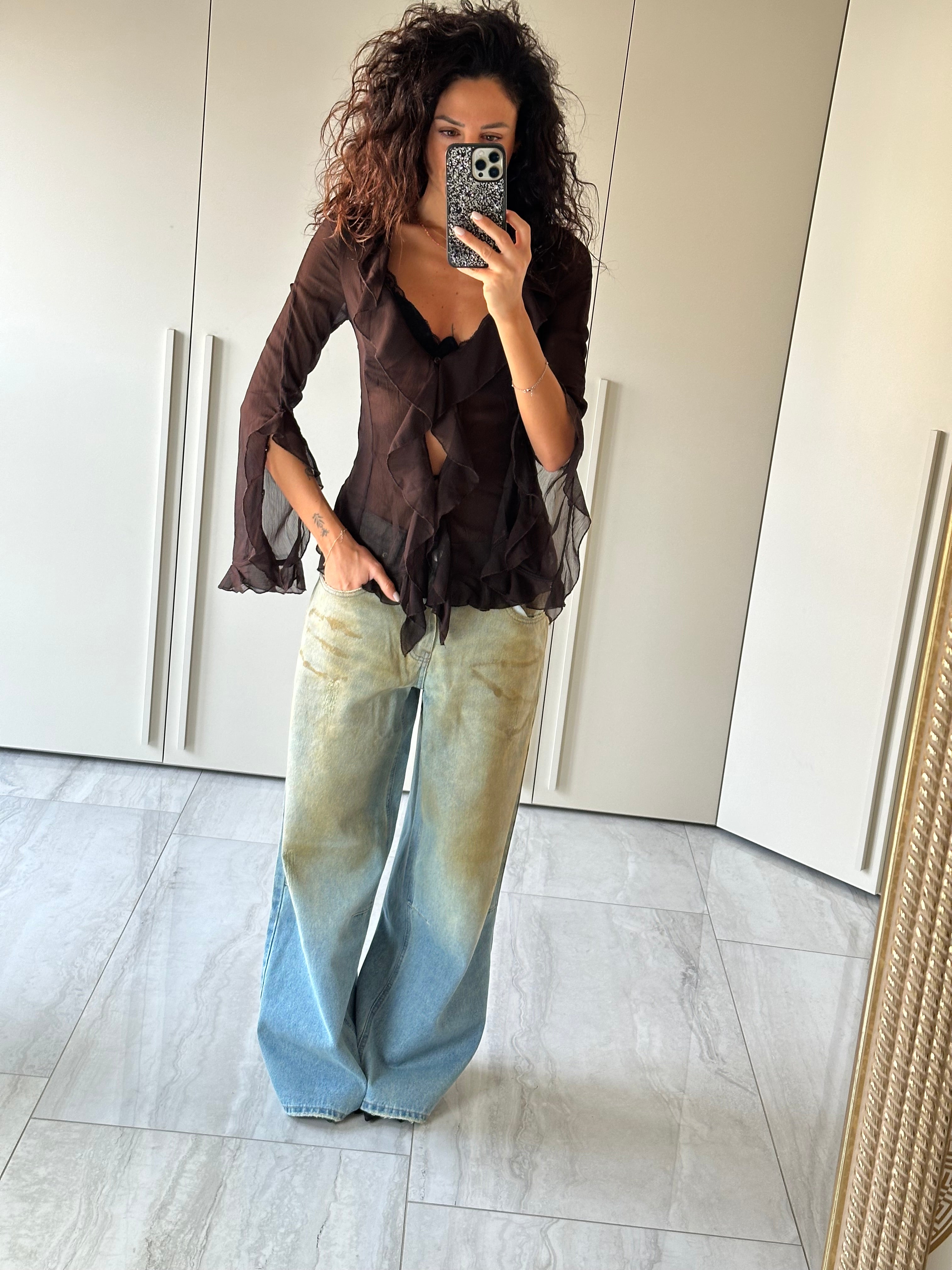 Pantalone sabbiato GLAMOROUS