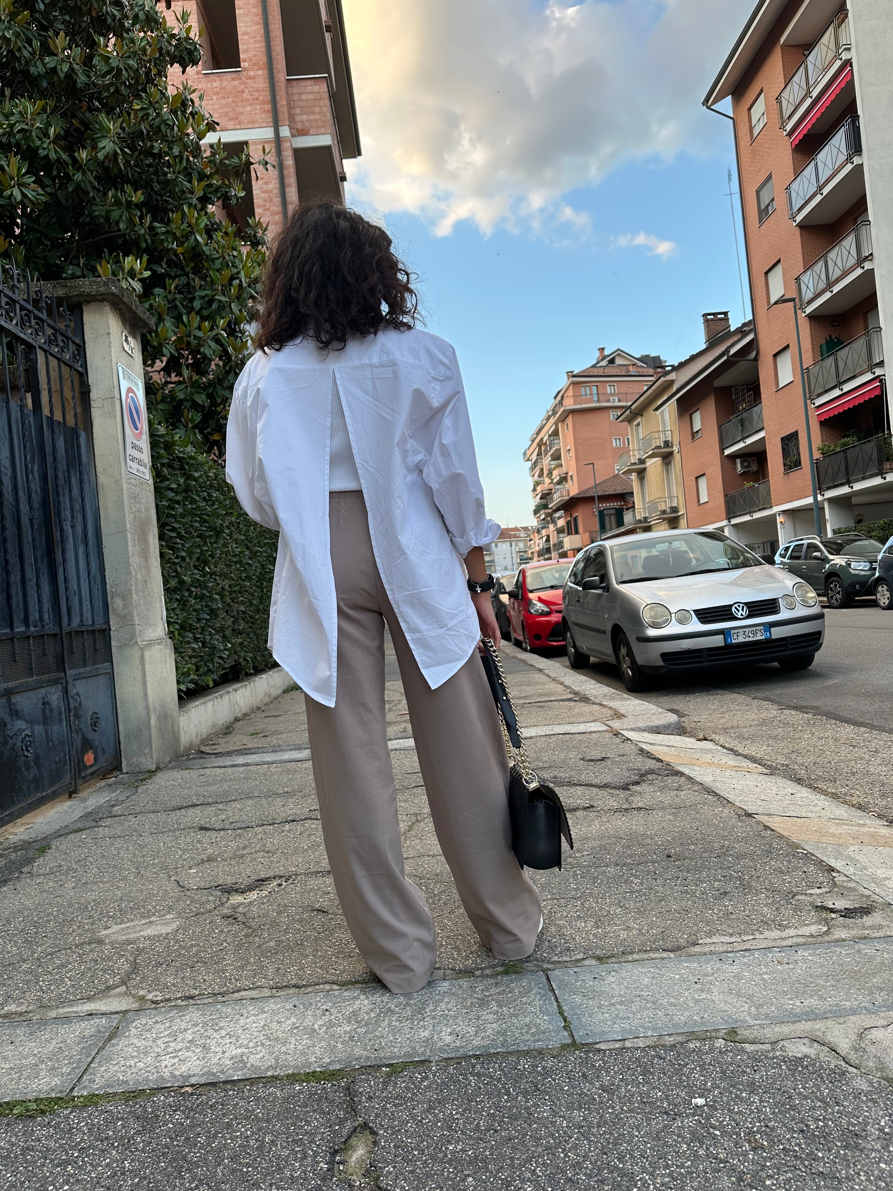 CAMICIA OVER CUT OUT